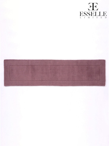 Esselle Purple Esme 60x230cm Mauve Wool Runner (AN1276) | £80