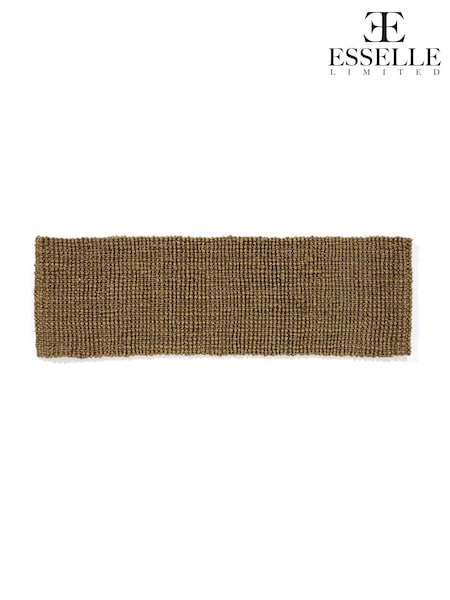 Esselle Green Whitefield 45x150cm Handwoven Boucle Runner (AN1295) | £50