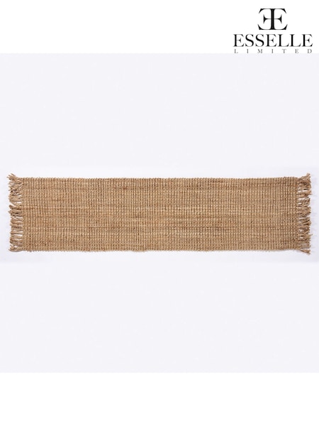 Esselle Natural Whitefield 60x230cm Boucle Runner Tassel (AN1308) | £100