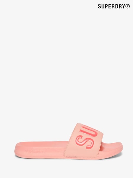 Superdry Pink Core Pool Slides (AN1483) | £23