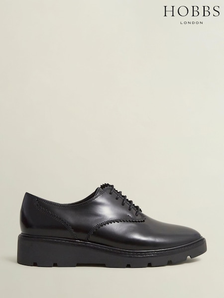 Hobbs Black Chelsey Lace-Up Shoes (AN1640) | £139