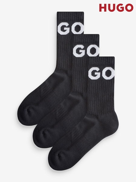 HUGO Black Hugo Sport Socks 3 Pack (AN2038) | £24