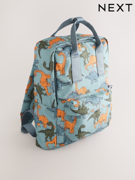 Blue Dinosaur Print Backpack (AN2264) | £20