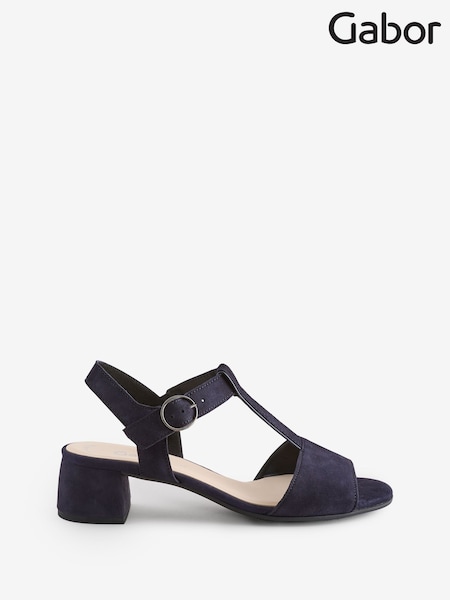 Gabor Blue Mead Atlantik/Night Suede Sandals (AN2343) | £95