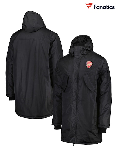 Fanatics Arsenal Longline Padded Black Jacket (AN2730) | £55