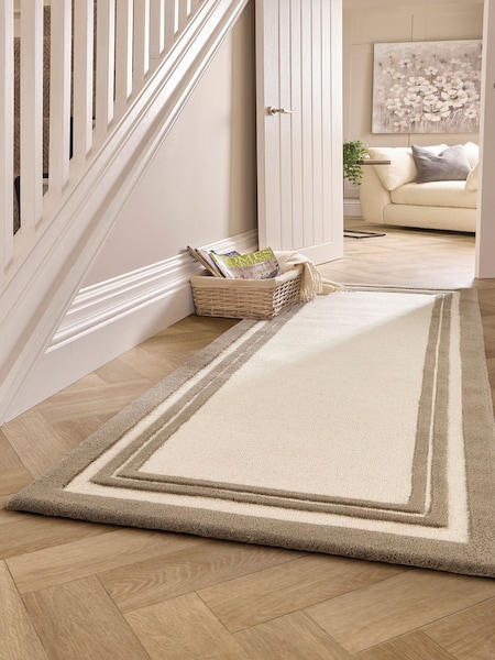 Origin Rug Collection. Grey Piper Wool Runner (AN2848) | £105