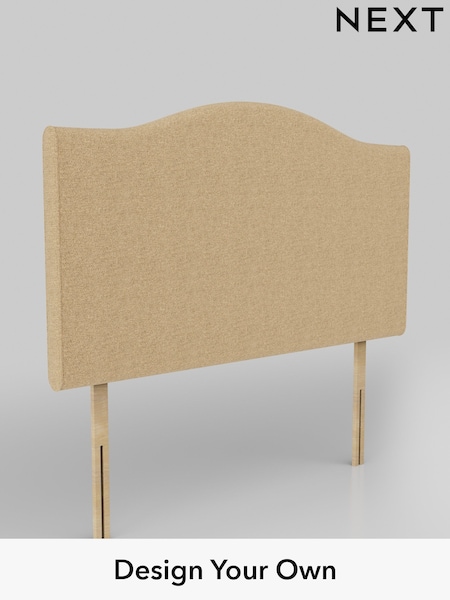 Cotswold Chenille/Mid Slate Teal Green Grand Country Headboard (AN3220) | £510