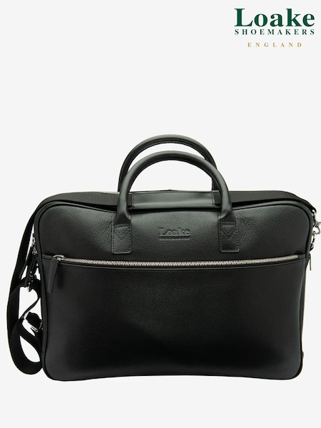 Loake Grained Calf Leather Briefcase (AN3267) | £250