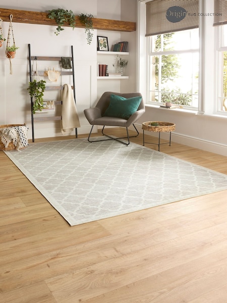 Origin Rug Collection. Cream Washable Chateau Rug (AN3455) | £50 - £150