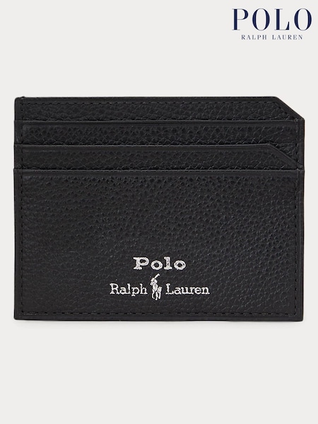 Polo Ralph Lauren Black Leather Logo Card Holder (AN3509) | £89