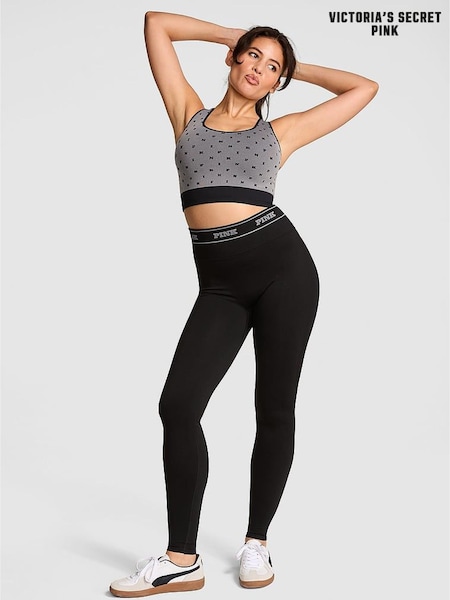 Victoria's Secret PINK Back Seamless Logo Leggings (AN3554) | £35