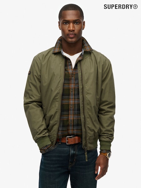 Superdry Green Lightweight Ma1 Bomber 100% Cotton Jacket (AN3900) | £75