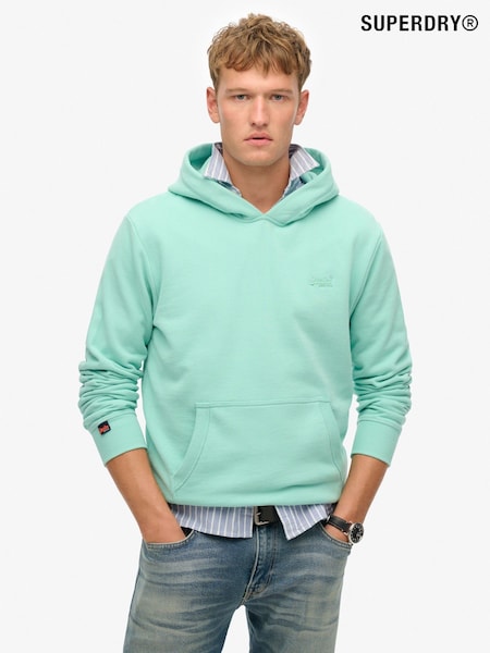 Superdry Green Essential Logo Hoodie (AN3913) | £50