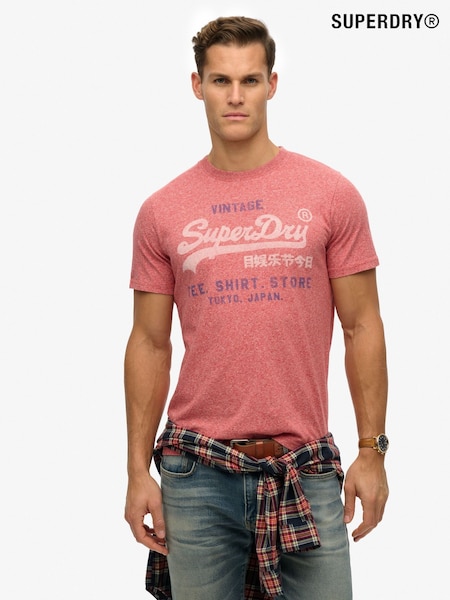 Superdry Pink VL Classic Relaxed T-Shirt (AN3937) | £27