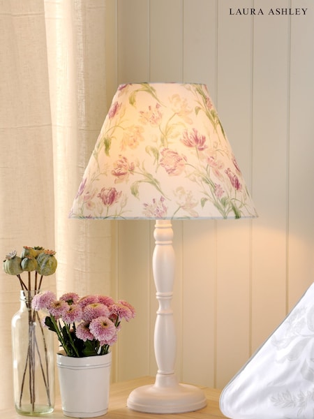 Laura Ashley White Gosford Table Lamp (AN4272) | £70