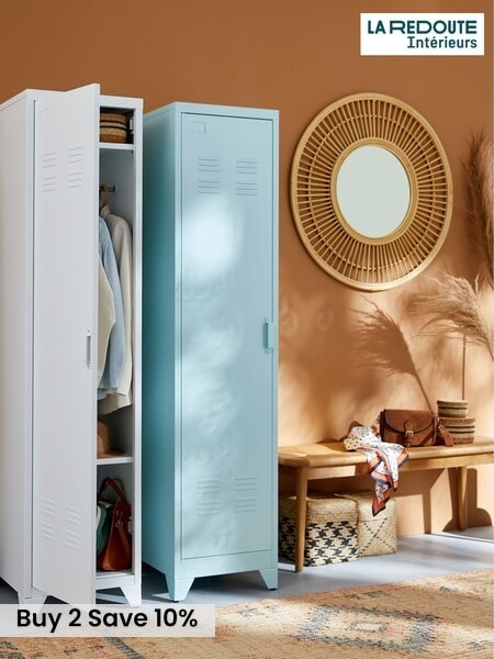 La Redoute Intérieurs White Hiba Industrial American Style Locker (AN4375) | £195
