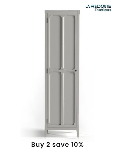 La Redoute Intérieurs Light Grey Eugénie Wardrobe (AN4391) | £325
