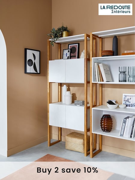 La Redoute Intérieurs White Compo Bookcase Shelving Unit (AN4393) | £285