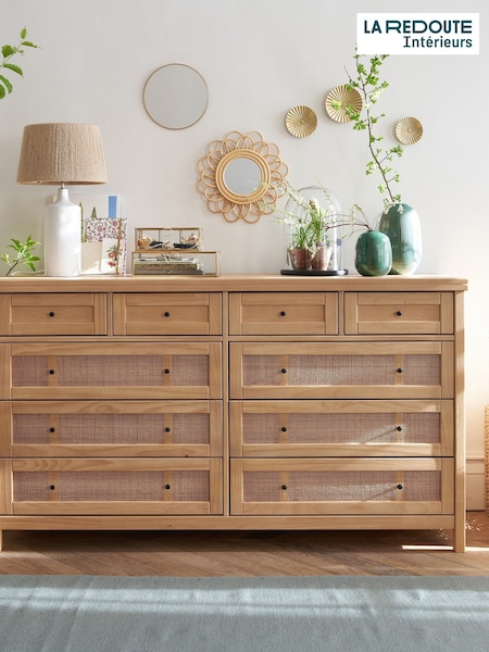La Redoute Intérieurs Natural Gabin Solid Pine Chest of 10 Drawers (AN4435) | £750