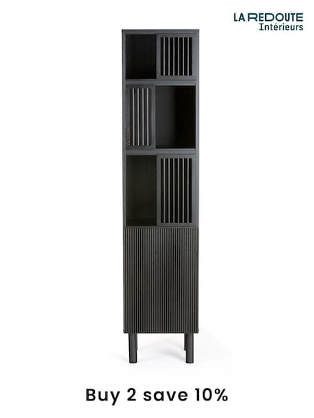 La Redoute Intérieurs Black Bilbao Vertical Storage Unit (AN4456) | £435