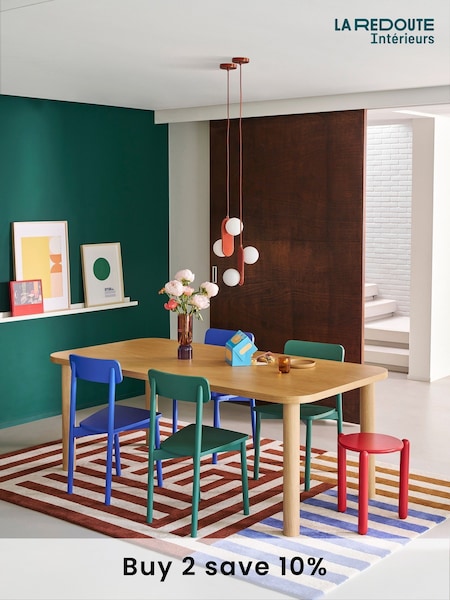 La Redoute Intérieurs Natural Biface Oak Veneer 8 Seater Dining Table (AN4461) | £710