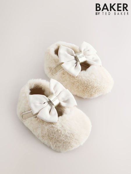 Baker by Ted Baker Baby Girls Padders Shoes With Bow (AN4515) | £20