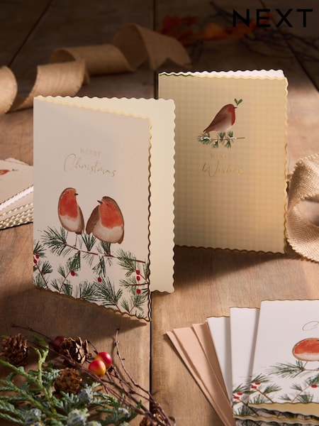 Robins 20 Pack Christmas Cards (AN4522) | £6