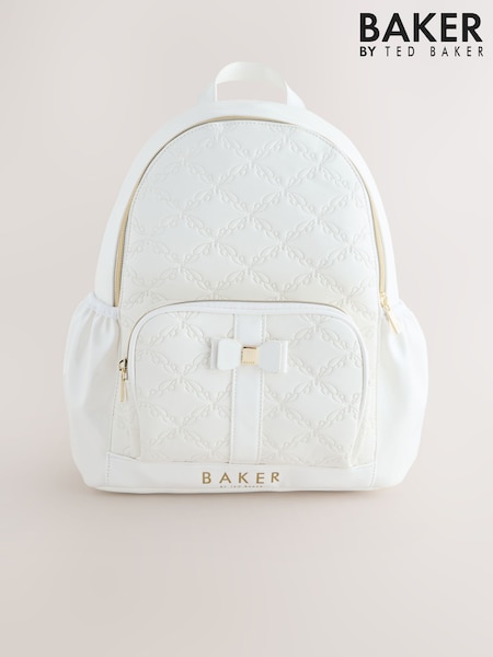 Baker by Ted Baker Girls Back to School Embossed Bow Backpack (AN4529) | £46