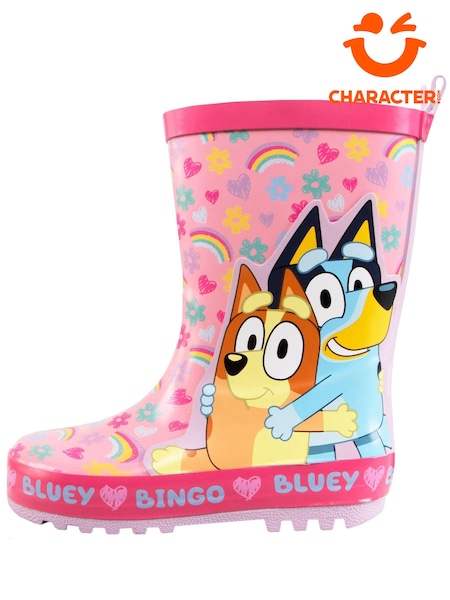 Character Pink Bluey And Bingo Wellies (AN4600) | £22