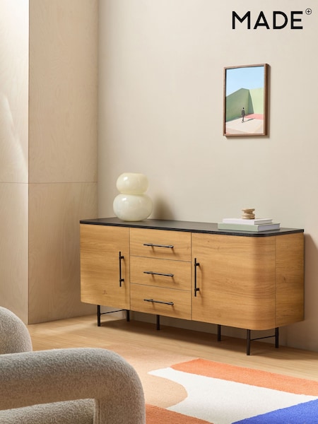 MADE.COM Oak Effect Zeke Large Sideboard (AN4627) | £499