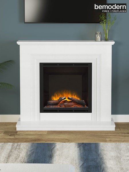 Be Modern Black Elsie Inset Wall Mounted Electric Fire 900 HD (AN4811) | £956