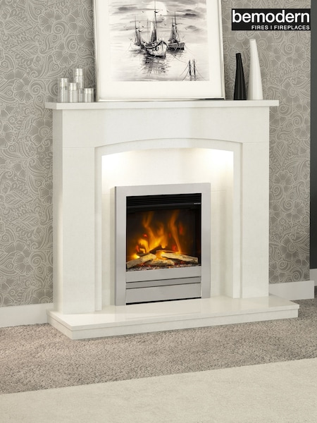 Be Modern Chrome Pryzm Edge 16inch Inset Electric Fire (AN4813) | £735