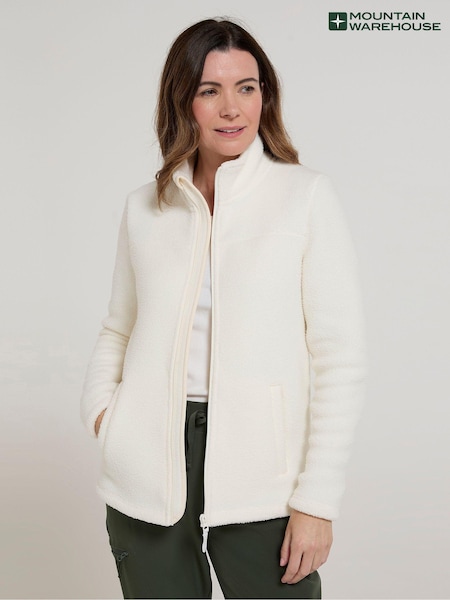 Mountain Warehouse Natural Womens Evie Borg Recycled Fleece (AN4927) | £44
