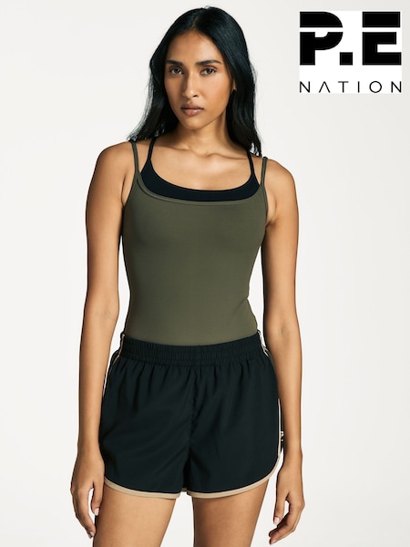 P.E Nation Black Distortion Bodysuit (AN5118) | £70