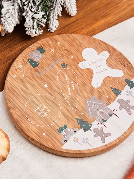 Personalised Gingerbread Christmas Bamboo Platter by My 1st Years (AN5130) | £20
