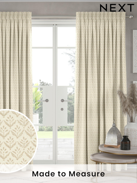 Sand Yellow Res Made to Measure Curtains (AN5205) | £100