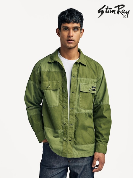 Stan Ray Green Boxy Fit CPO Military Shirt (AN5220) | £130