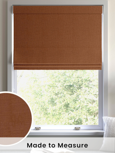 Rust Orange Nikki Made to Measure Roman Blind (AN5225) | £84