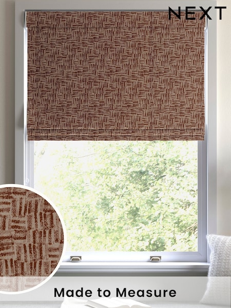 Brown Ginger Venire Made to Measure Roman Blind (AN5229) | £84