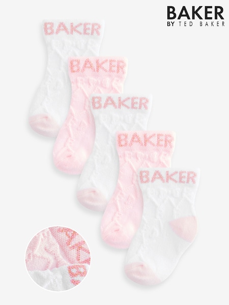 Baker by Ted Baker 5 Pack Branded Socks (AN5327) | £9 - £10