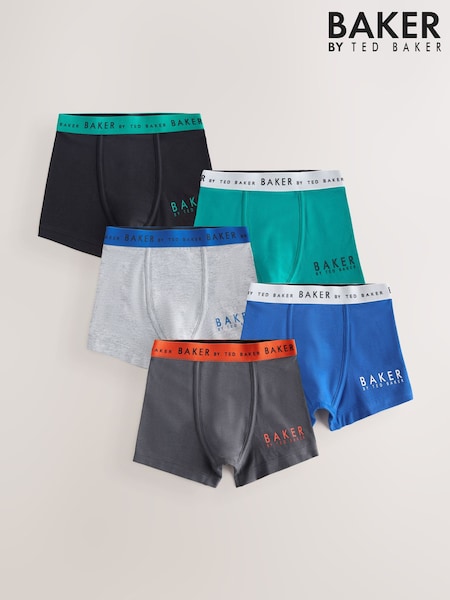 Baker by Ted Baker Boys Boxers 5 Pack (AN5334) | £20