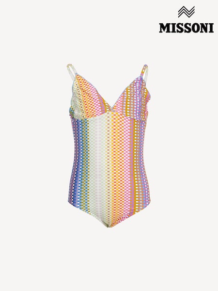 Missoni Multi-Colour Logo Swimsuit (AN5541) | £140
