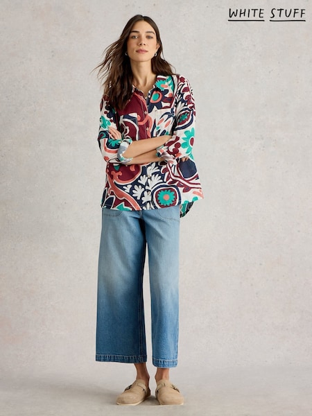 White Stuff Multi Sophie Cotton Shirt (AN5680) | £49