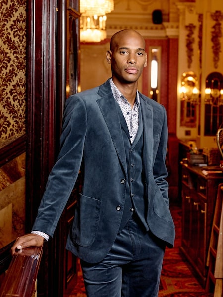 Skopes Green Atkinson Co-ord Tailored Suit Trousers (AN5713) | £60