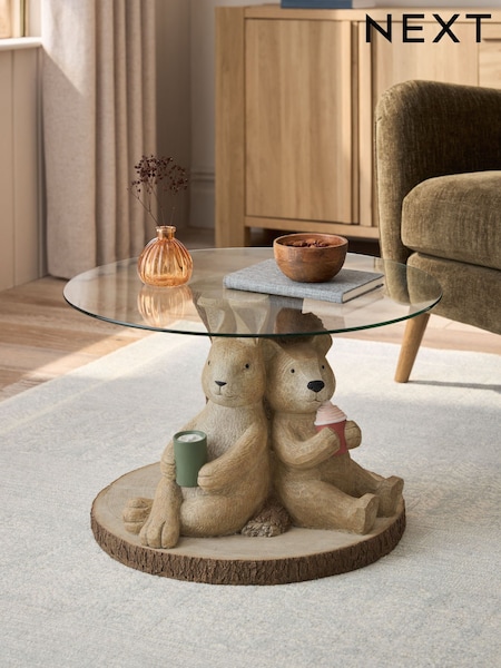 Natural Animals Picnic Resin Coffee Table (AN6071) | £225