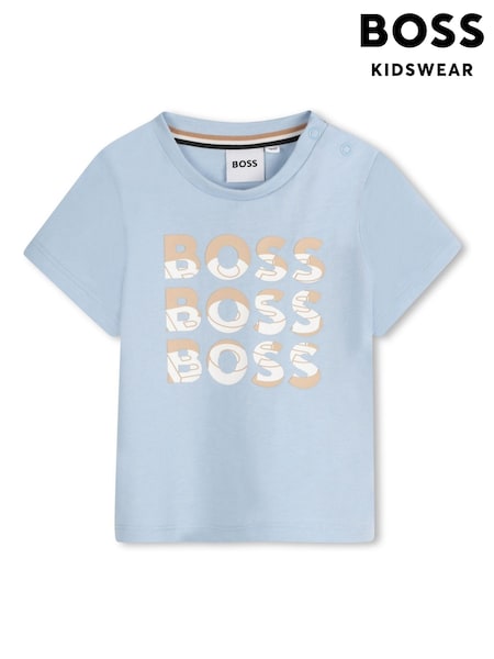 BOSS Blue Baby Logo Short Sleeve T-Shirt (AN6348) | £49