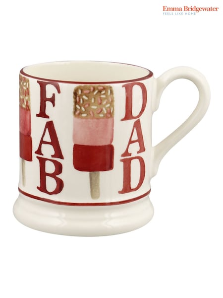 Emma Bridgewater Cream Fab Dad 1/2 Pint Mug (AN6440) | £25