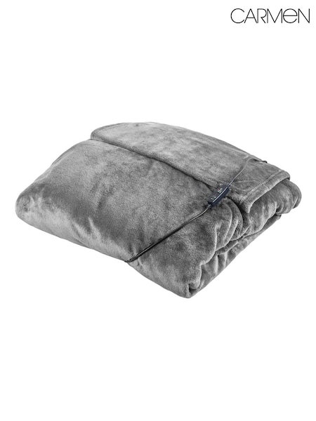 Carmen Grey Core Fleece Luxury Electric Heated Flow and Over B 9 Heat Settings (AN6480) | £49.99