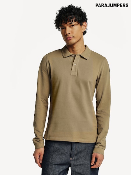 Parajumpers Man Natural Oberon Polo Shirt (AN6528) | £120