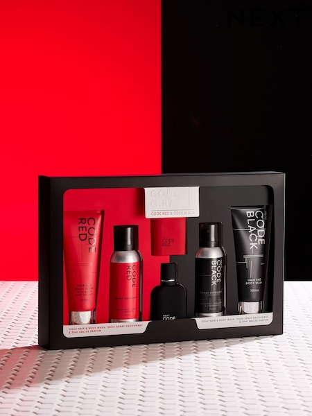 Large Code Red and Code Black Eau de Parfum Travel Gift Set (AN6544) | £30
